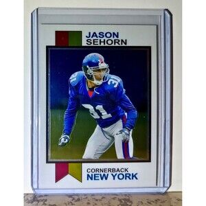Jason Sehorn 2023 Topps 1973 NFL #1973-20 Football Card New York Giants